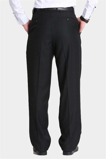 Formal Occasion Black Suit Mens Pants | Black Gentleman's Pants_2