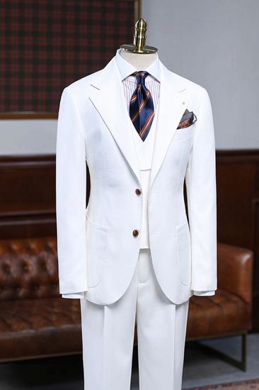 August Stylish White 3-Pack Slim Fit Custom Business Suit_2