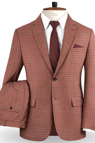 Design Prom Suits | Modern Two Button Plaid Tuxedo_2