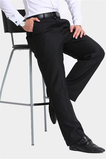 Formal Occasion Black Suit Mens Pants | Black Gentleman's Pants_3