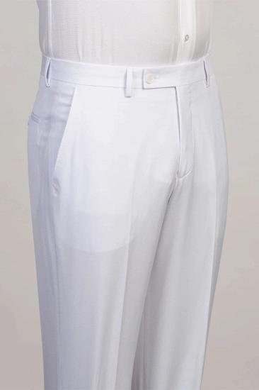 White Shawl Lapel Three Piece Tuxedo Men Custom Tailored Formal Suit For Wedding Prom Party Gala_5