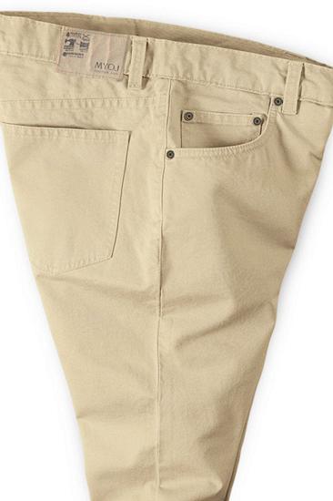 High Quality Fashion Slim Clothes Men Solid Color Pants_3
