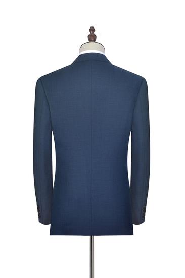 Men Classic Notch Lapel Navy Suit | Dark Blue Men Suit For Groomsmen At_5