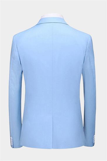 Classic Sky Blue Men Suits | Three Piece Men Suits On Sale_2