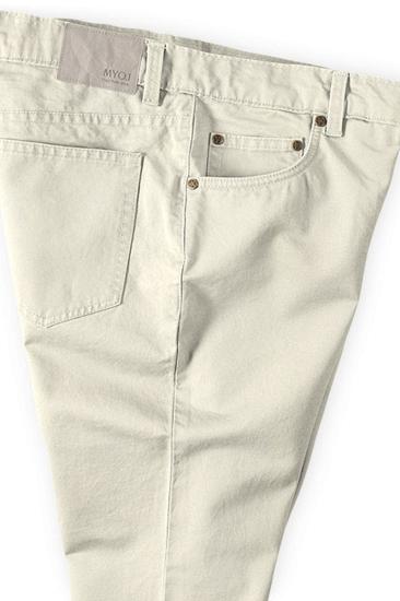 Off-White Casual Pants Thin High Waist Elastic Mens Casual Pants_3