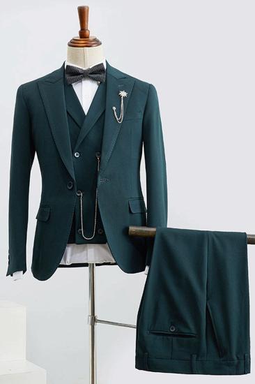Benjamin Fashion Dark Green 3-Pack Slim Fit Suit_1