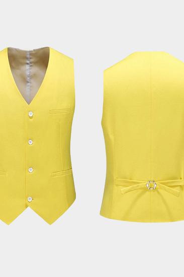 Men Pale Yellow Suit |  Fabian Prom Suit_2