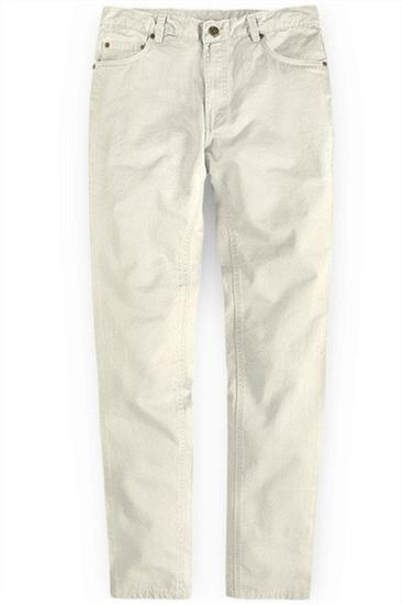 Off-White Casual Pants Thin High Waist Elastic Mens Casual Pants_1