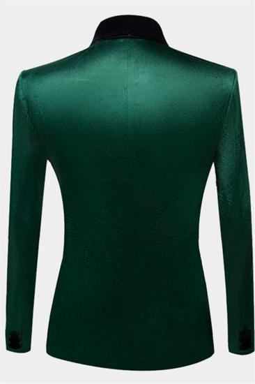 Green Velvet Tuxedo Jacket |  Declan One Prom Suit_2
