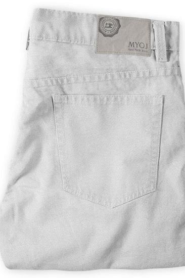 Ivory Fashion Slim Fit Casual Cotton Long Slim Pants_2