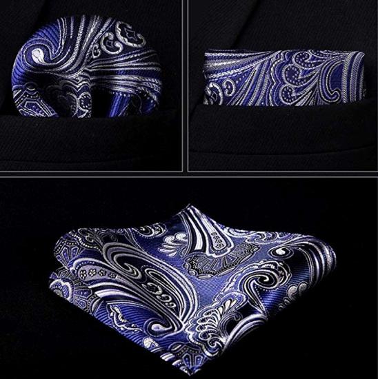 Trendy Cobalt Blue Paisley Ball Men Tank Top Online_4