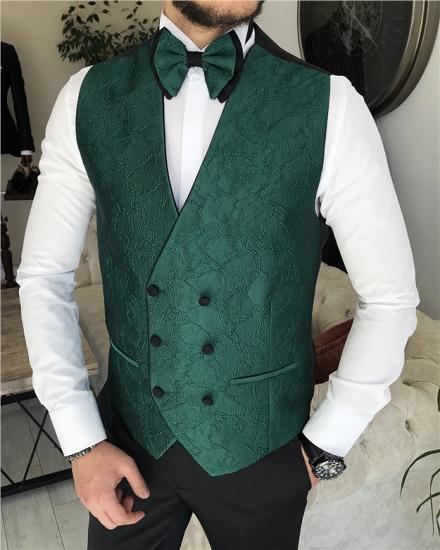 Italian Style Green Jacket Vest Trousers Wedding Suit Three Piece Suits | Prom Suits_5