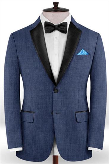 Trendy Blue Tailored Mens Suits |  Two Business Tuxedos_1
