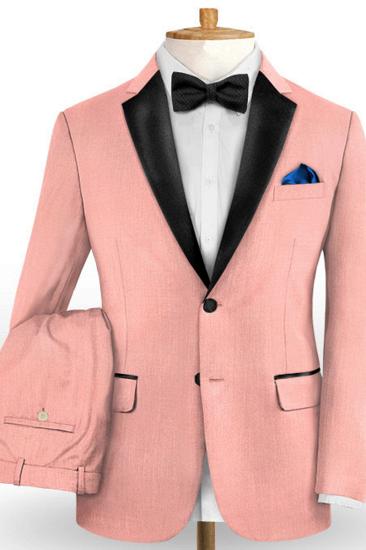Men Pink 2-Piece Prom Suit |  Custom Men Two-Piece Suit_2